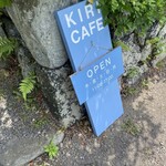 KIRI CAFE - こちらの看板が目印です。