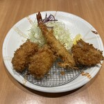いなば和幸 - 料理写真:海老クリームミックス定食