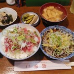 菊鮨 - ねぎとろ丼と手打ちそば