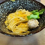 Shinasobaya Touka - 和え麺  柚子玉