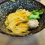 支那蕎麦屋 藤花 - 和え麺  柚子玉