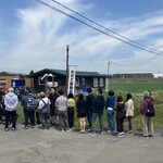 かばと製麺所 - 行列の様子