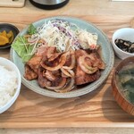 Shokudou Iori - 豚の生姜焼き定食 ¥1400