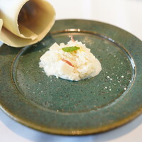 アル・ケッチァーノ  - 孟宗筍のチーズリゾット