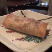 あそび割烹 さん葉か - 猪肉の春巻き　