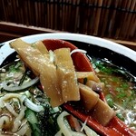 俺の中華たなか家 - 箸休めに良い「メンマ」蓮華リフト⤴️