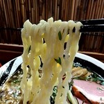 俺の中華たなか家 - お昼営業最後の一人前分の貴重☆な麺リフト⤴️(^_-)-☆冷たい❄スープを絡めて旨し♥