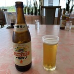 杜の都ゴルフ倶楽部 クラブハウスレストラン - 瓶ビール一番搾り中　950円