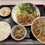 広州 - 中華ランチ(油淋鶏)(ミニラーメンを+200円でミニ担々麺に]