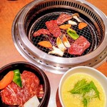 焼肉・鉄板焼 中津留 - 壺漬けカルビランチ