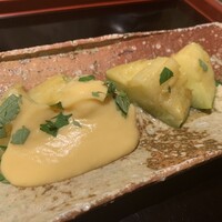 室町 和久傳 - 賀茂茄子の炭火焼き