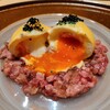 Ginza Chikamitsu - ウフマヨ雲丹ユッケ 見た目どおりの味わい