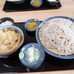 Hoshinoya - 親子丼　もり蕎麦セット　ランチタイム¥850