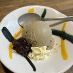 キラクニ - ほうじ茶アイス