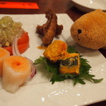 チャイナダイニング飛天 - 本日の前菜４種