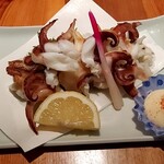 大入亭 - げそ塩焼き