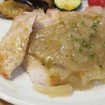 キッチン ブルー グローブ - 豚ロースソテーをシフト