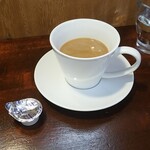 キッチン ブルー グローブ - ホワイトコーヒーにします