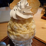 和カフェTsumugi - 鳴門金時と塩みるく　小盛り¥1,155