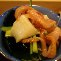 鮨 割烹 駒 - 赤貝のサラダ