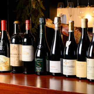 From casual wine to grand vin. A wide variety of wines available