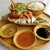 シンガポール海南鶏飯 - 料理写真:チキンライス　ハーフ&ハーフ　お肉増量