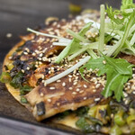 お好み焼き ふじや - 「ねぎ焼き」豚キムチ  