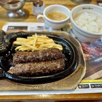 ブロンコ ビリー 大宮南中野店 - ブロンコおじさんのこだわり炭焼きがんこハンバーグランチ