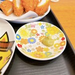 ふる里うどん  - 柚子胡椒かと思ったら
      ワサビでした(イタリアンにワサビは合う◎)