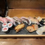 Sushi Dokoro Takatora - おまかせ握り。