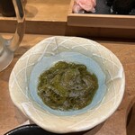 Sushi Dokoro Takatora - 大分のソーメン海苔。今だけ食べられるみたい。