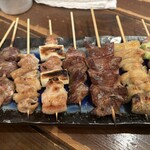 Karaage Yakitori Enishi - 焼鳥盛合わせ