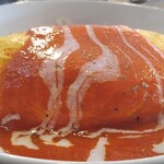 芳文 - モッツァレラチーズ オムライス トマトソース