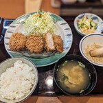 とん兵衛 - 特選ひれかつ定食(中)