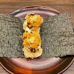 のぐち 継 - 雲丹の穴子の手巻き寿司