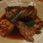 すざき町 食･心 旬ぎく - 鯛の煮物