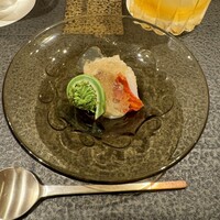 あま木 - ミル貝　トマトのジュレ