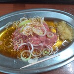 大衆酒場2.0とぽす - ★★★★葱生姜トロレバ 390円 しょっぱいけど美味しい！