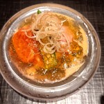 日本料理 柳燕 - 十勝牛の赤身の冷たいしゃぶしゃぶ