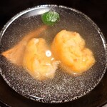 日本料理 柳燕 - 千葉富津の芝海老と熊本の車海老