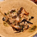 日本料理 柳燕 - 伊勢志摩の鹿尾菜に鹿児島の鰻の炊き込みご飯