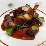 シャトー　ラ・パルム・ドール - ◉特選肉料理
      　特選黒毛和牛のステーキ
      　　☘️柔らかいお肉にマデラ酒のソースは、
      　　　最高に好みです❤️美味しかった〜