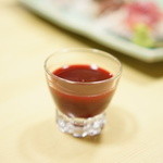 Shimbashi Kazu - 鼈の血　日本酒で割ってます