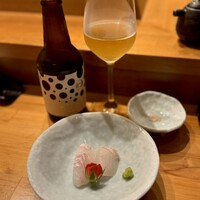 青山鮨孝 - 平目は塩or醤油で