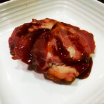 横浜中華街 彩り五色小籠包専門店 龍海飯店 - 窯焼きチャーシュー
