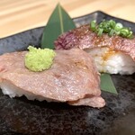 Satsuma Hayato - 味比べ肉寿司　フィレ&サーロイン