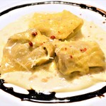 本格イタリアンレストラン Bel e Moco - 手打ちパスタ カペレッティ バルサミコとレモンクリームのソース