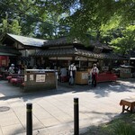 玉乃屋 - 滑りこみ入店を果たすも、植物園に入れなそう。