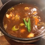 日本橋 やぶ久 両国江戸NOREN店 - カレー南蛮辛口