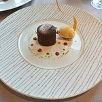 ラ メゾン ドゥ グラシアニ - キャラメルとショコラのフォンダン　ベイリーズのアイスクリーム